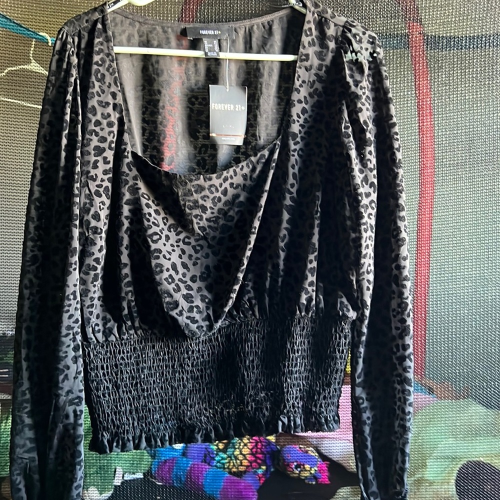Cheetah print top